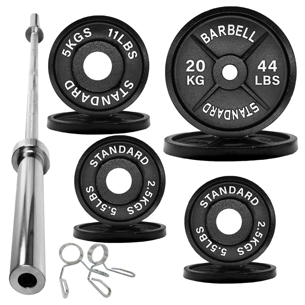 Cast Iron Olympic Weight Plates - 2″ Hole | Strength & Power Training