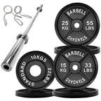 Cast Iron Olympic Weight Plates - 2″ Hole | Strength & Power Training