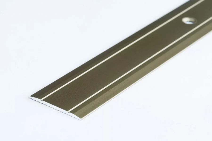 30mm Anodised Aluminium Door Threshold Bar (900mm) – Screw-Fix Flat Strip in Silver, Gold or Champagne