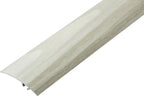 47mm Wood-Effect Aluminium Threshold Trim (930mm) – Self-Adhesive Door Strip for Laminate Joins