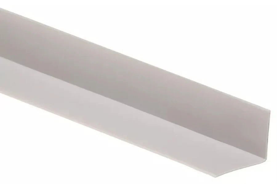 Wood-Effect Flexible PVC Skirting Trim with Self-Adhesive Backing (28 x 24mm) —  5m Roll for Floor & Wall Edges