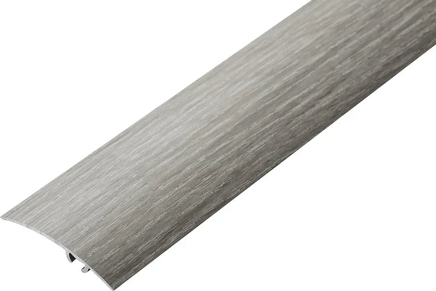 47mm Wood-Effect Aluminium Threshold Trim (930mm) – Self-Adhesive Door Strip for Laminate Joins