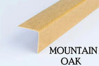 Wood-Look PVC Corner Trim for 90° Edges – 2.5m Length