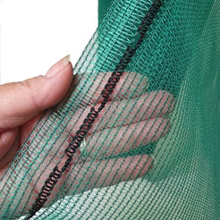 Green 110gsm HDPE Windbreak & Shade Netting – 40% Knitted, 50% Shade with Eyelets for Outdoor Protection