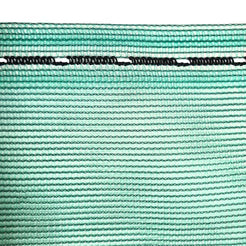 Green 110gsm HDPE Windbreak & Shade Netting – 40% Knitted, 50% Shade with Eyelets for Outdoor Protection