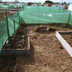 Green 110gsm HDPE Windbreak & Shade Netting – 40% Knitted, 50% Shade with Eyelets for Outdoor Protection