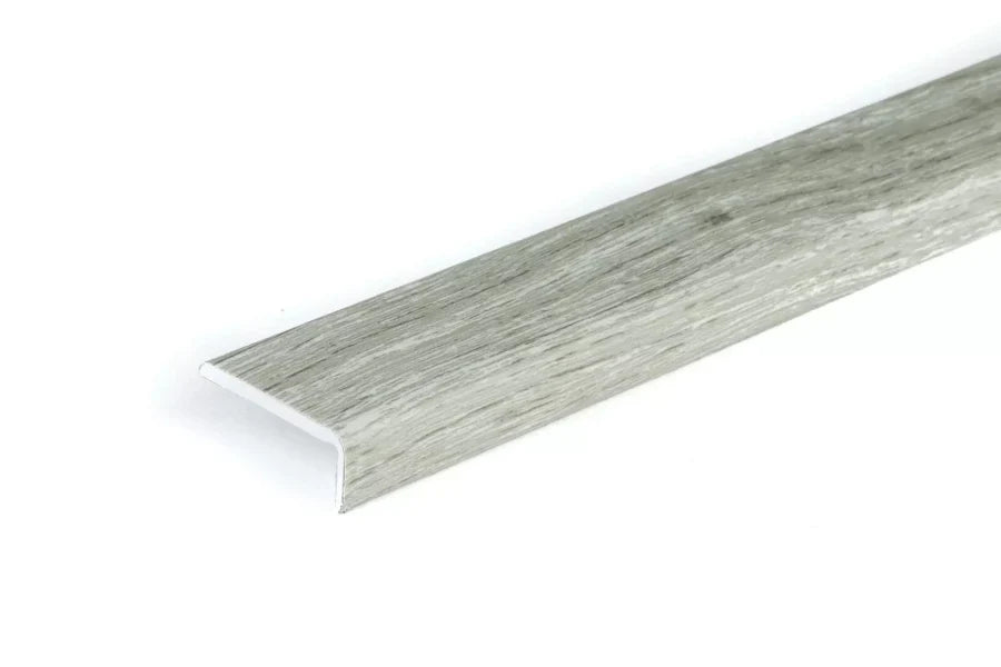 Self Adhesive Floor Trim 25mm x 10mm Edge Strip (1m or 2m) – Wood Effect & Anodised Aluminium