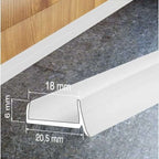 Kitchen Kickboard Sealing Strip for 18mm Panels – PVC Plinth Moisture Barrier, Push-Fit Seal