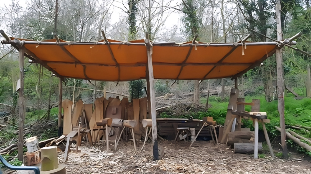 18oz Tan Cotton Canvas Tarpaulin - Breathable Water Resistant Cover