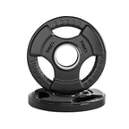 Tri-Grip Olympic Weight Plate for Strength & Resistance Training – Rubber Coated