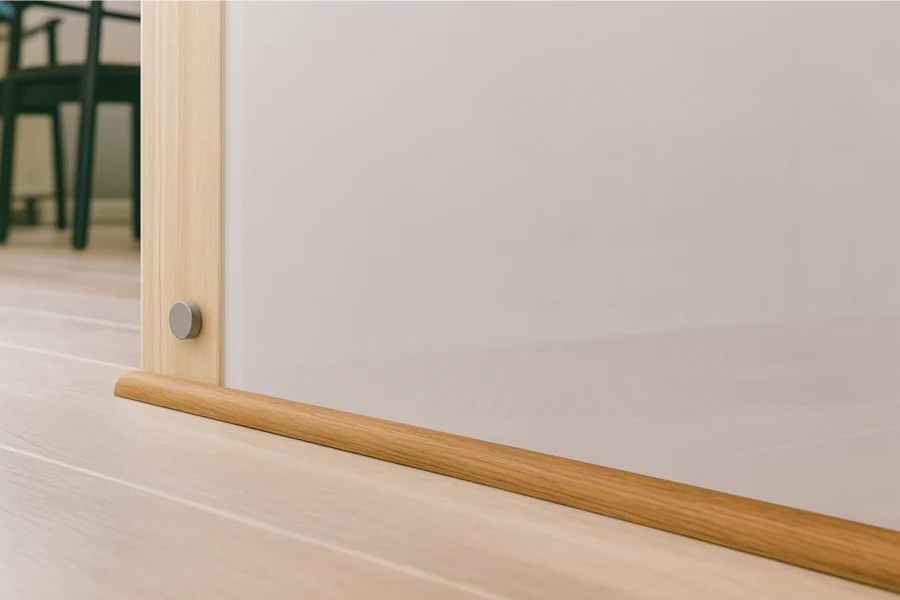13mm UPVC Scotia Quadrant Trim, 1m or 2.5m Skirting Edge Beading