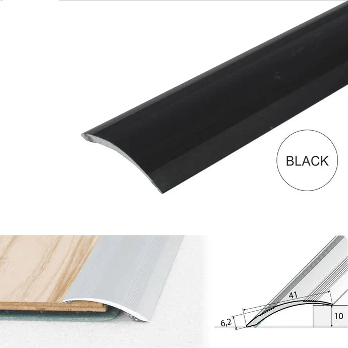 41mm Aluminium Self Adhesive Ramp Threshold Strip for Uneven Floor Levels