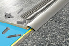 30mm Aluminium Floor Transition Trim - 930mm Silver Door Threshold Strip