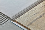 Self-Adhesive Anodised Aluminium Threshold Bar for Level Floors, 38mm x 900mm Transition Strip