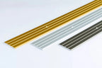 Flat 40mm Anodised Aluminium Floor Transition Strip – 1m or 2m Doorway Threshold Trim