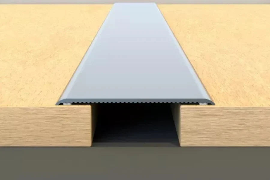 30mm Self-Adhesive Aluminium Threshold Strip (930mm) – Anodised Finish Floor Transition Trim