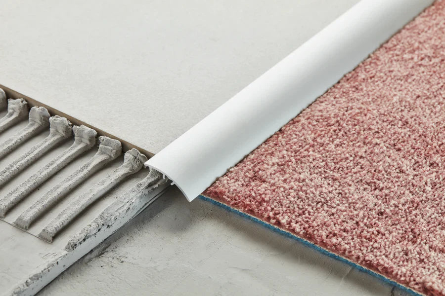 Anodised Aluminium Door Threshold Strip (30mm, 40mm, 50mm) – 0.93m Push-In Floor Transition