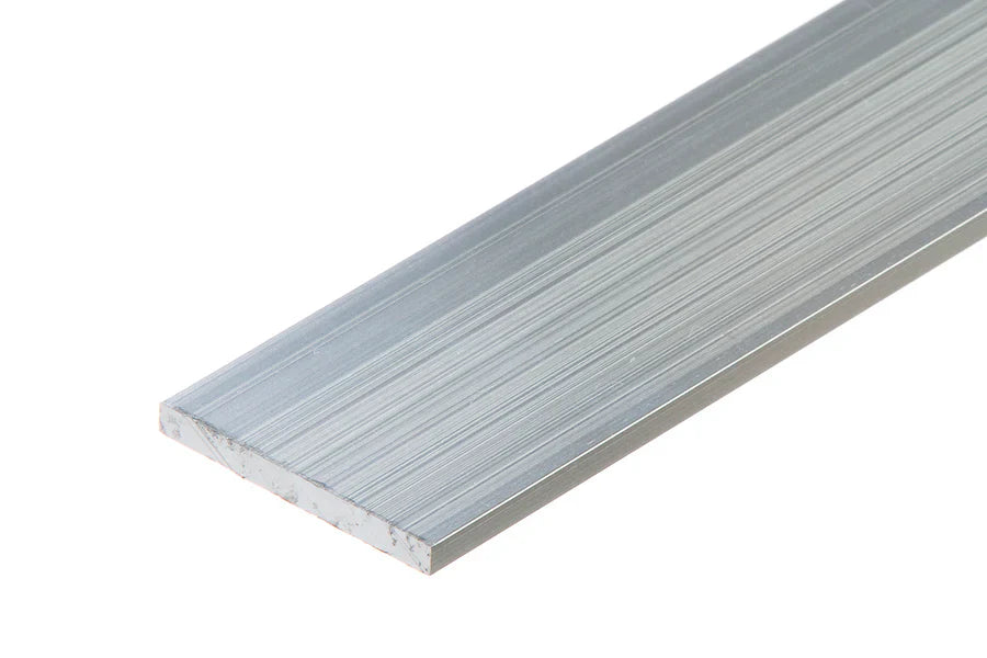 1m Aluminium Flat Bar – Natural Finish Bar Plate