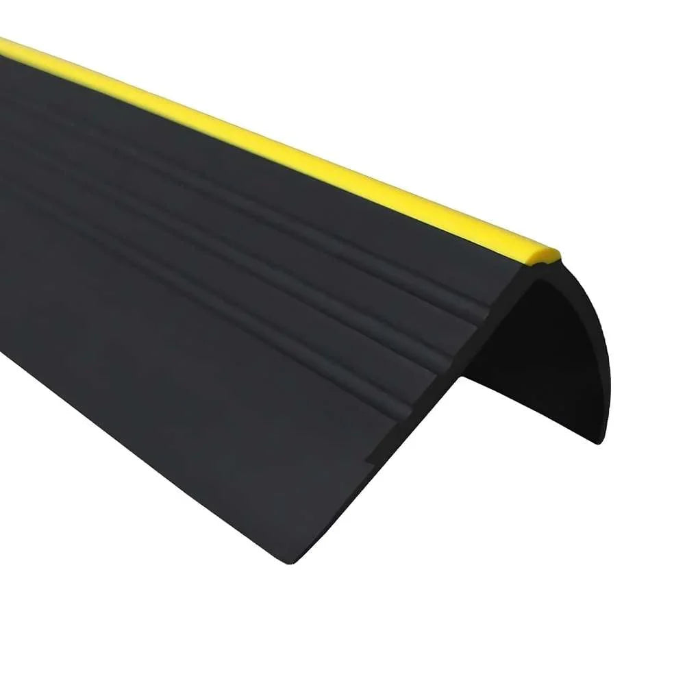 Flexible PVC Anti-Slip Stair Edge Profile 40 x 40mm – Warning Grip for Safe Steps