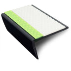63 x 35mm Slimline Rakeback Stair Nosing with Aluminator Glow and Tredsafe PVC Non-Slip insert