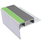 Aluminator Aluminium Tile-In Stair Nosing 56 × 55mm for 10mm and 12.5mm Tiles
