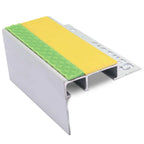Aluminator Aluminium Tile-In Stair Nosing 56 × 55mm for 10mm and 12.5mm Tiles