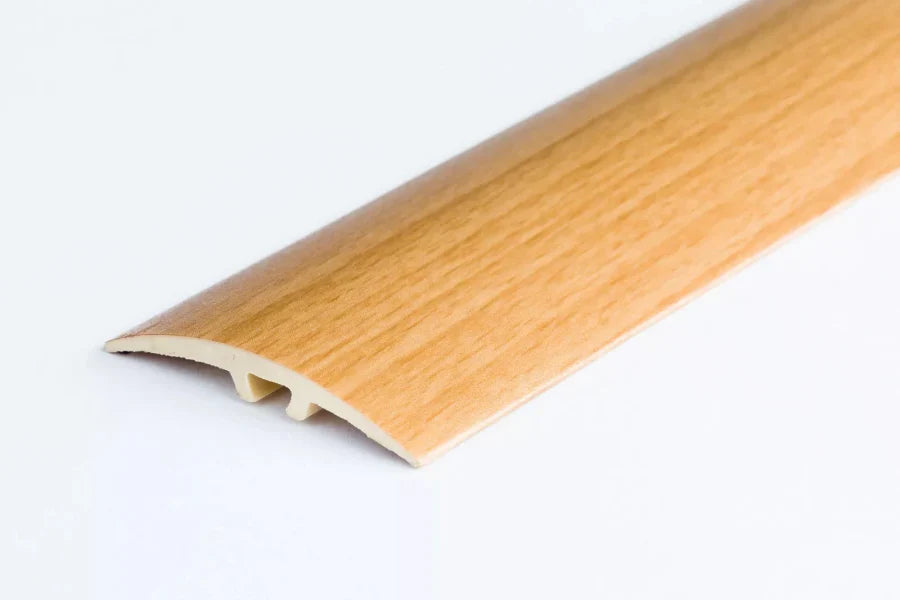 30mm Wood Effect UPVC Threshold Bar - 900mm Self-Adhesive Floor Transition Strip