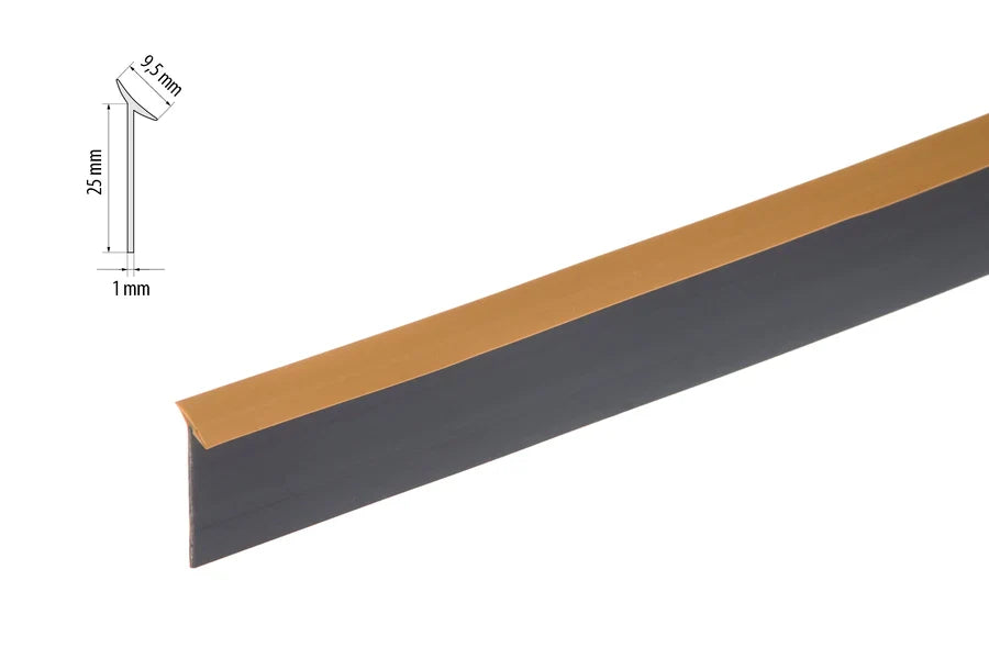 Flexible PVC Edge Sealing Strip for Worktops – 4.2m Waterproof Trim