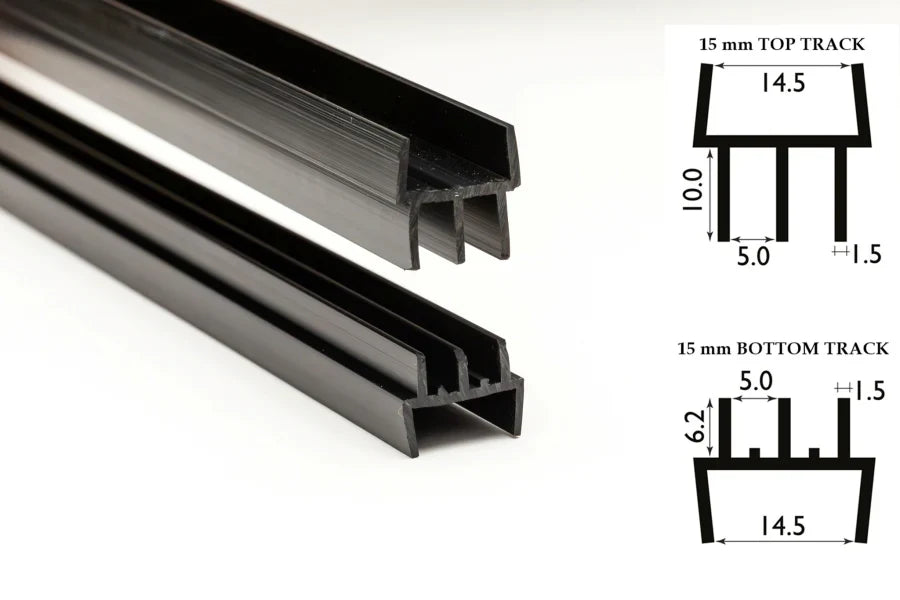 Clip-On Sliding Glass Runner System for Vivarium Enclosures