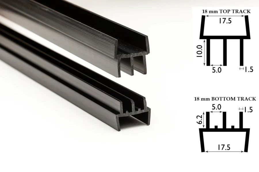 Clip-On Sliding Glass Runner System for Vivarium Enclosures
