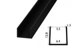 Rigid PVC U Channel Trim 1m (1000mm) – Board & Panel Edge Protector in Black or White