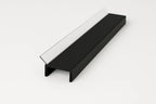 PVC Plinth Sealing Strip – Black Kickboard Base Trim for 18mm Panels (0.5m, 1m & 2.5m Lengths)