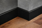 Modern Wall to Floor PVC Skirting Trim 80mm Height – 2.2m Length in Neutral Colours