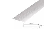 30mm Self-Adhesive Aluminium Threshold Strip (930mm) – Anodised Finish Floor Transition Trim