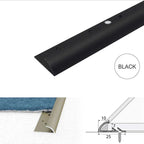10mm Aluminium Carpet Edge Trim for Vinyl, Laminate & Tile Transitions