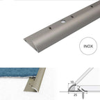 10mm Aluminium Carpet Edge Trim for Vinyl, Laminate & Tile Transitions