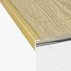 Straight Aluminium Stair Edge Trim for 5mm LVT Flooring – Screw Fixed Nosing Profile