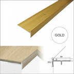 44 × 20.5mm Anodised Aluminium Stair Nosing for LVT Flooring – Screw Fixed Profile