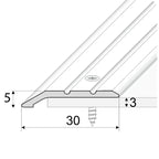 30mm Anodised Ramp Aluminium Door Threshold for Smooth Floor Transitions