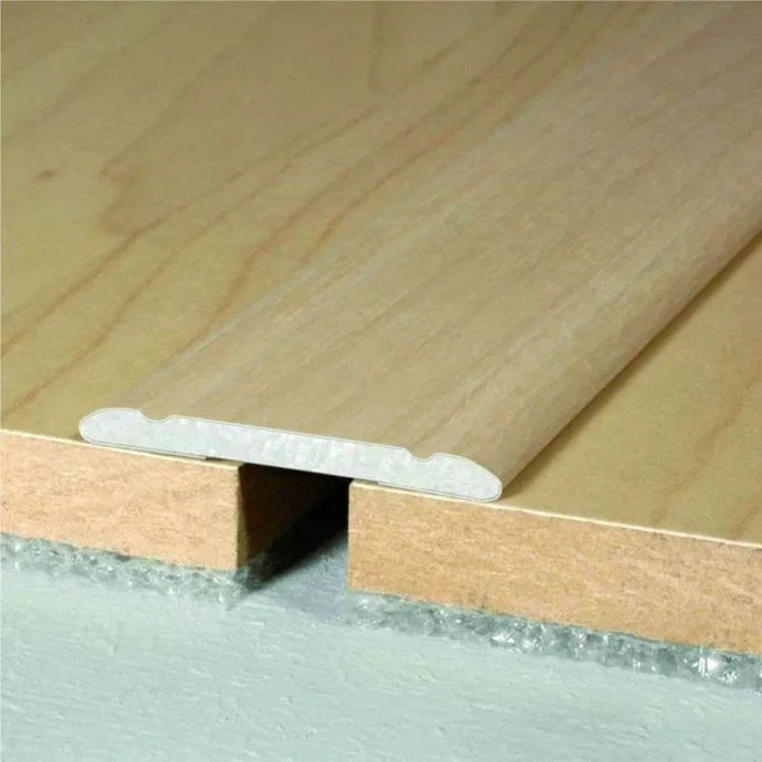 Flat Self Adhesive Aluminium Threshold Strip 30mm – Wood Effect Floor Joiner