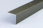 30mm x 30mm Aluminium Stair Nosing with Anti-Slip Surface – 900mm – Silver, Gold, Champagne