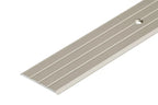 Flat 40mm Anodised Aluminium Floor Transition Strip – 1m or 2m Doorway Threshold Trim