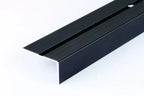 40mm x 20mm Anodised Aluminium Stair Nosing with Grooved Anti-Slip – 1m & 2m Lengths