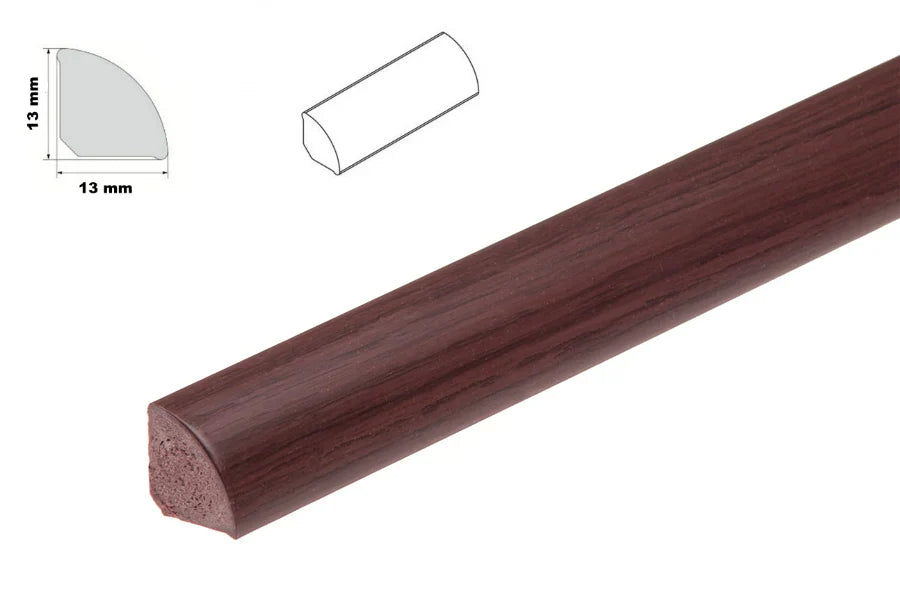 13mm UPVC Quadrant Beading Trim – 1m or 2.5m Length, Corner Finish Moulding