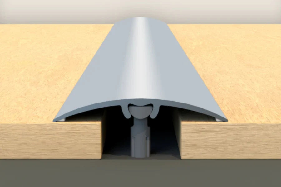 Anodised Aluminium Door Threshold Strip (30mm, 40mm, 50mm) – 0.93m Push-In Floor Transition