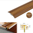 42mm PVC Wood Effect Floor Transition Strip with Hidden Fixing
