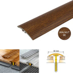 30mm PVC Wood Effect Door Threshold – Concealed Fix Floor Transition Strip