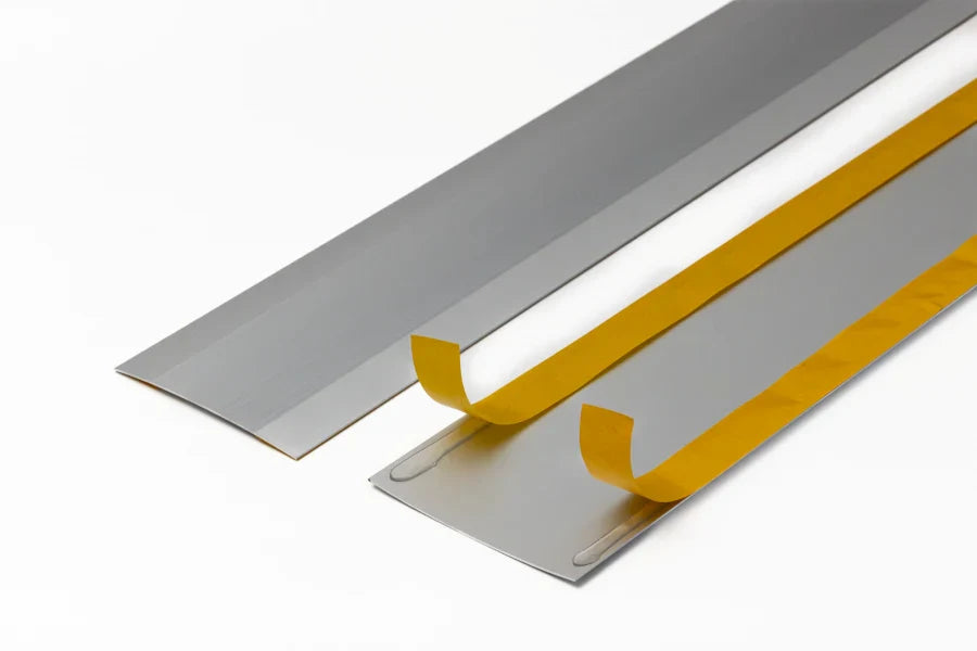 100mm Self Adhesive Aluminium Door Threshold (930mm Length) – Silver, Gold or Champagne