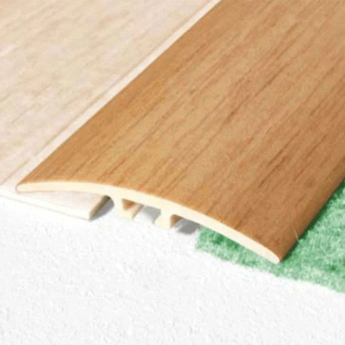 Wood-Look Floor Transition Bar – 40mm PVC Door Threshold for Multi Surface Joins