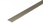 37mm Flat Anodised Threshold Bar, 1 Metre Screw-Fix Aluminium Transition Strip in Champagne, Gold or Silver